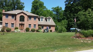 SVE treating a lawn