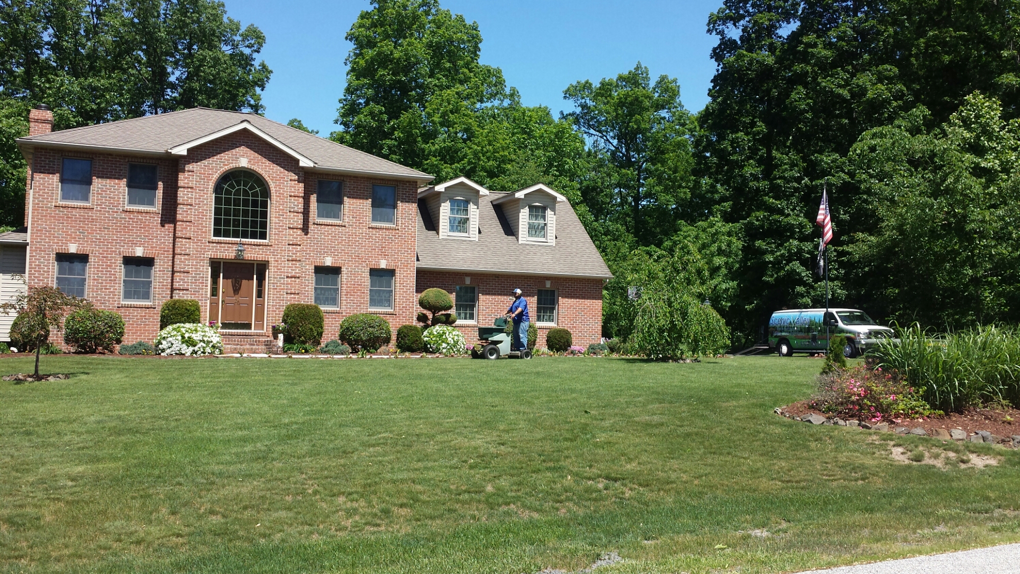 SVE treating a lawn